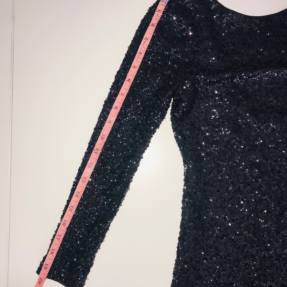 ⚡️SALE⚡️ 🖤 Black Sequin Cocktail Dress 🖤 - Picture 5 of 7